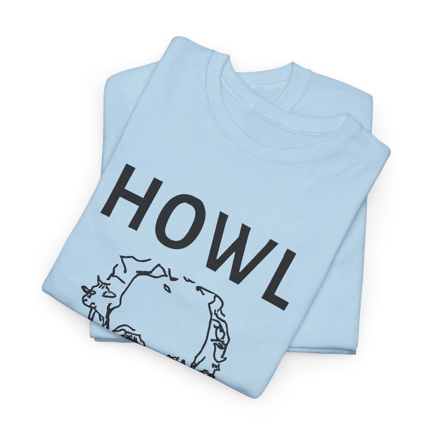 1956 book cover for howl by allen ginsberg custom edit tshirt