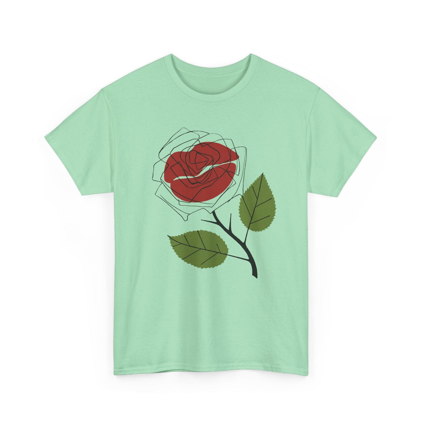 mid century manolo prieto rose lips book cover tshirt