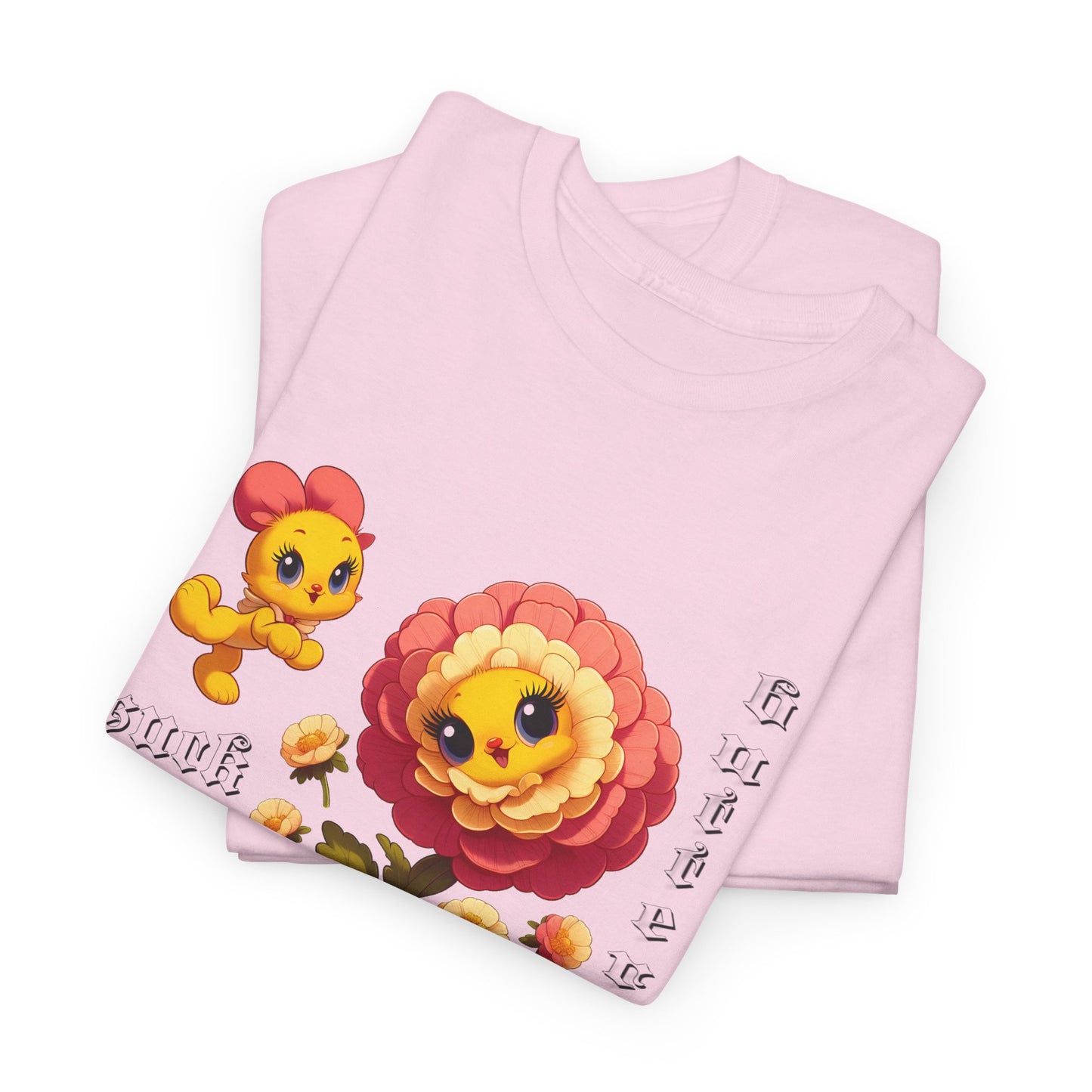 suck it up buttercup cartoon flower tshirt