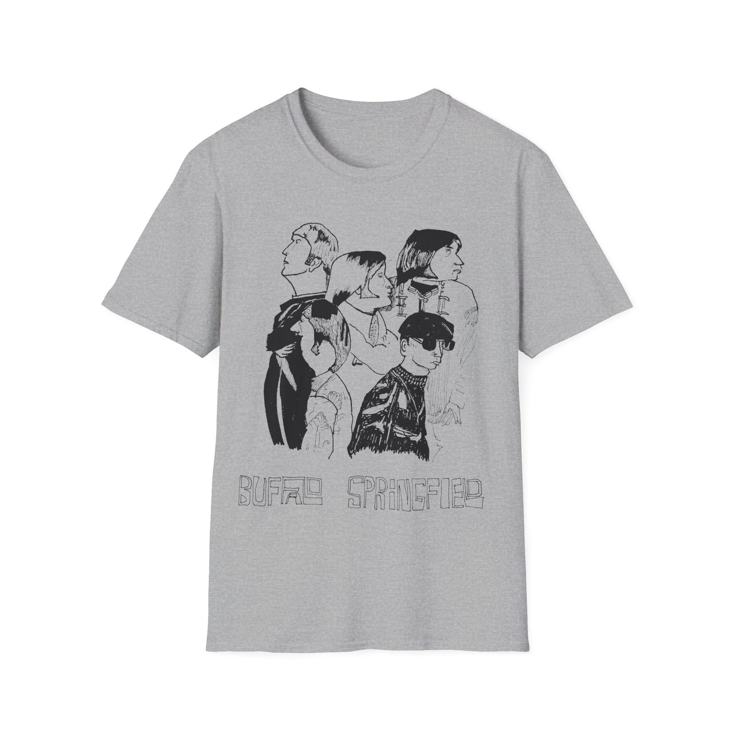 buffalo springfield original fan art drawing tshirt