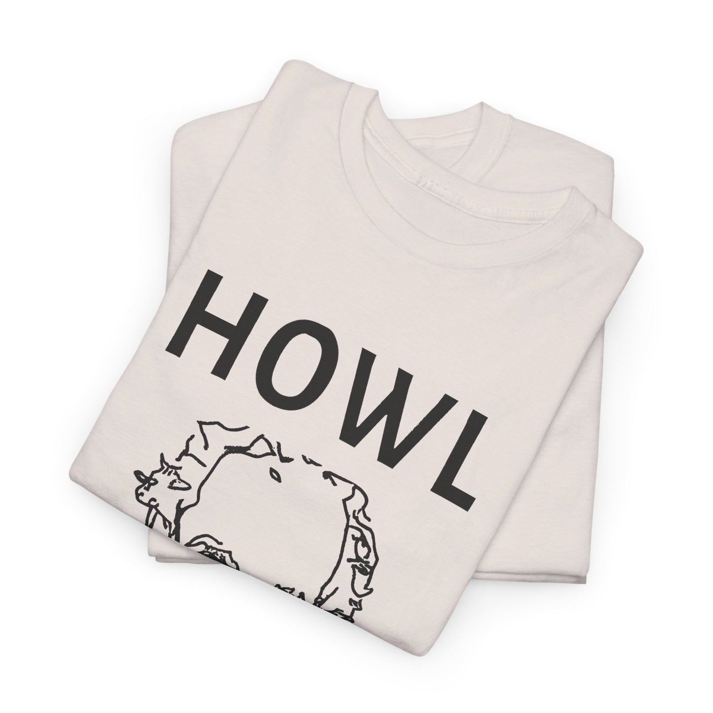 1956 book cover for howl by allen ginsberg custom edit tshirt