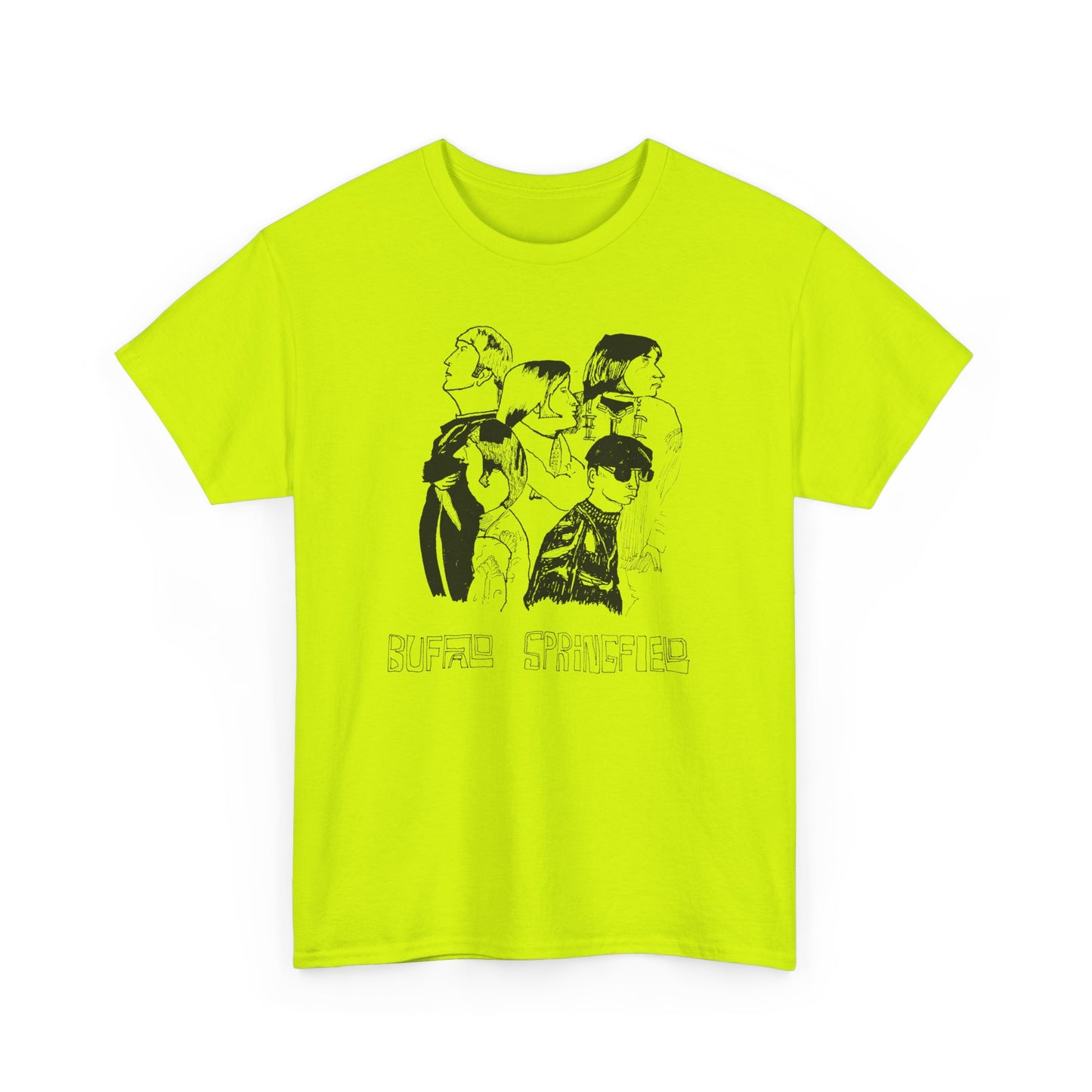 original drawing buffalo springfield fan art tshirt