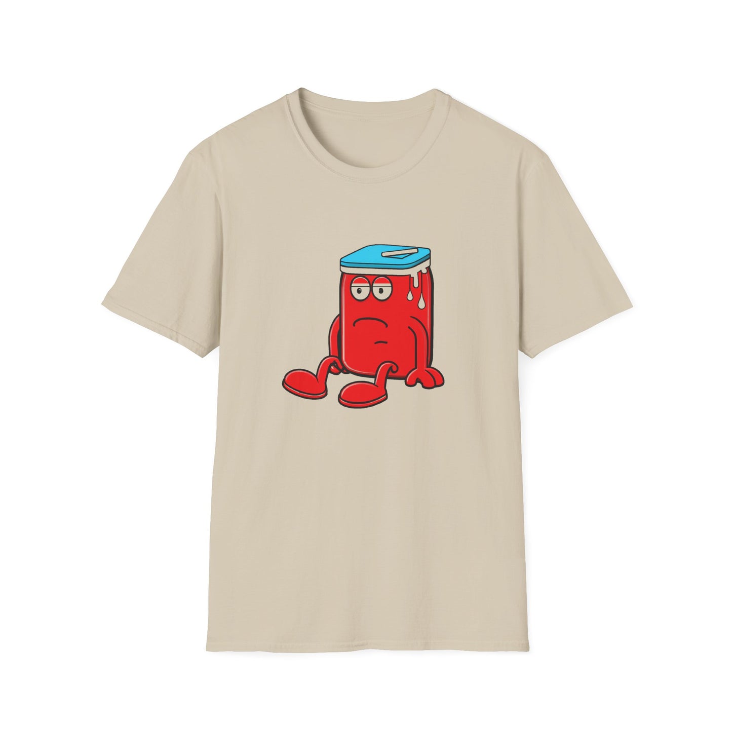 sad wanna be kool aid man juice guy tshirt