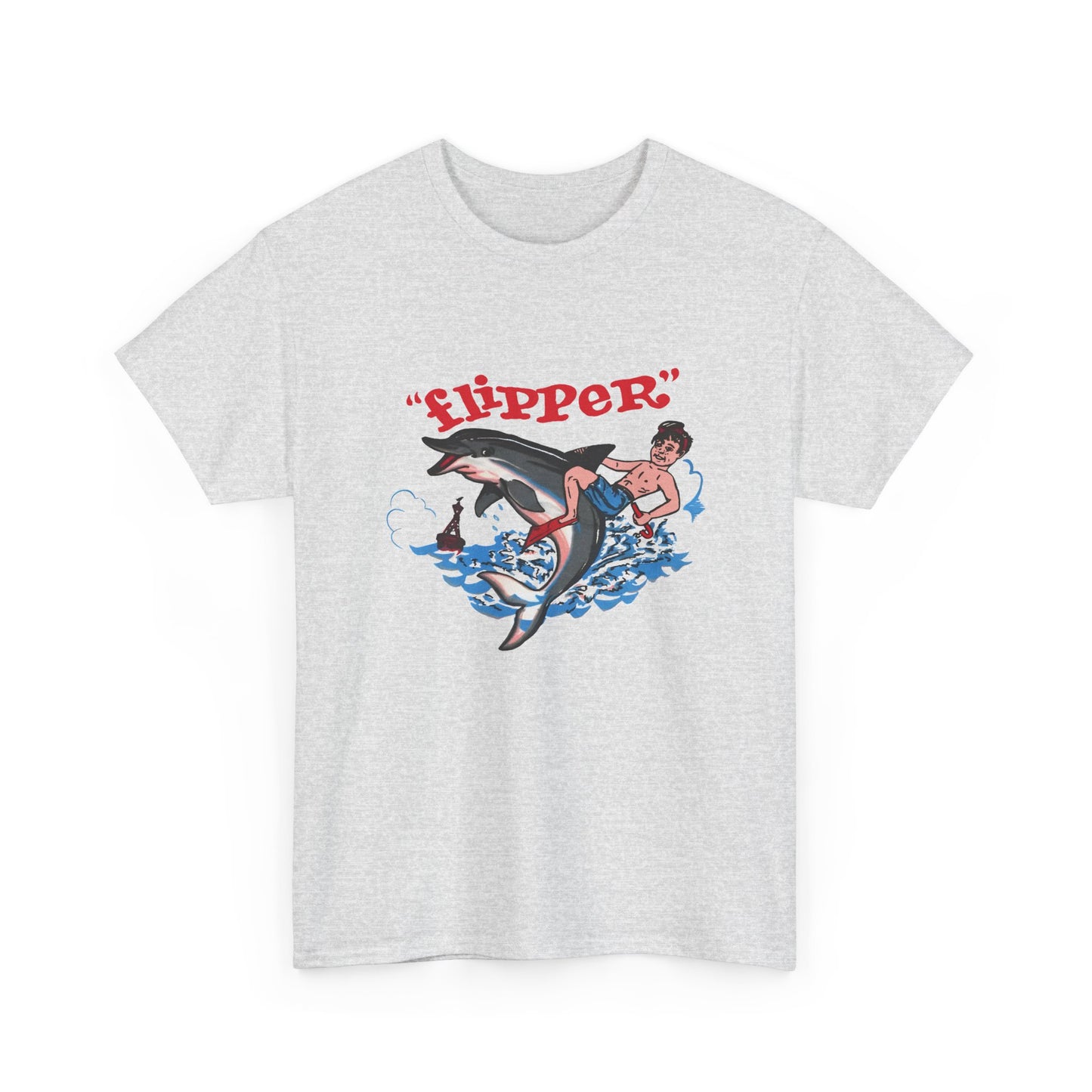 1960s miami seaquarium flipper the dolphin vintage reproduction tshirt