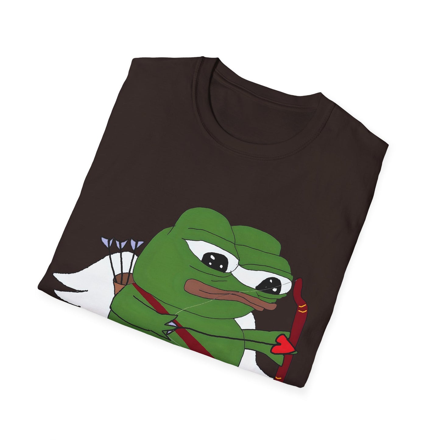 cupid pepe valentine's day tshirt