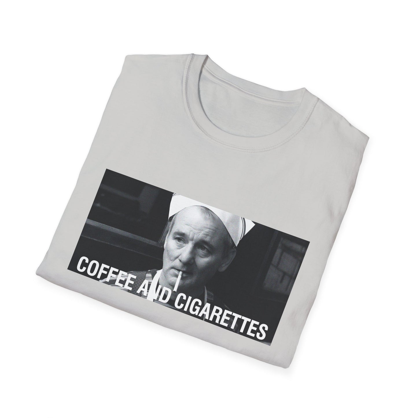 bill murray in coffee and cigarettes tshirt