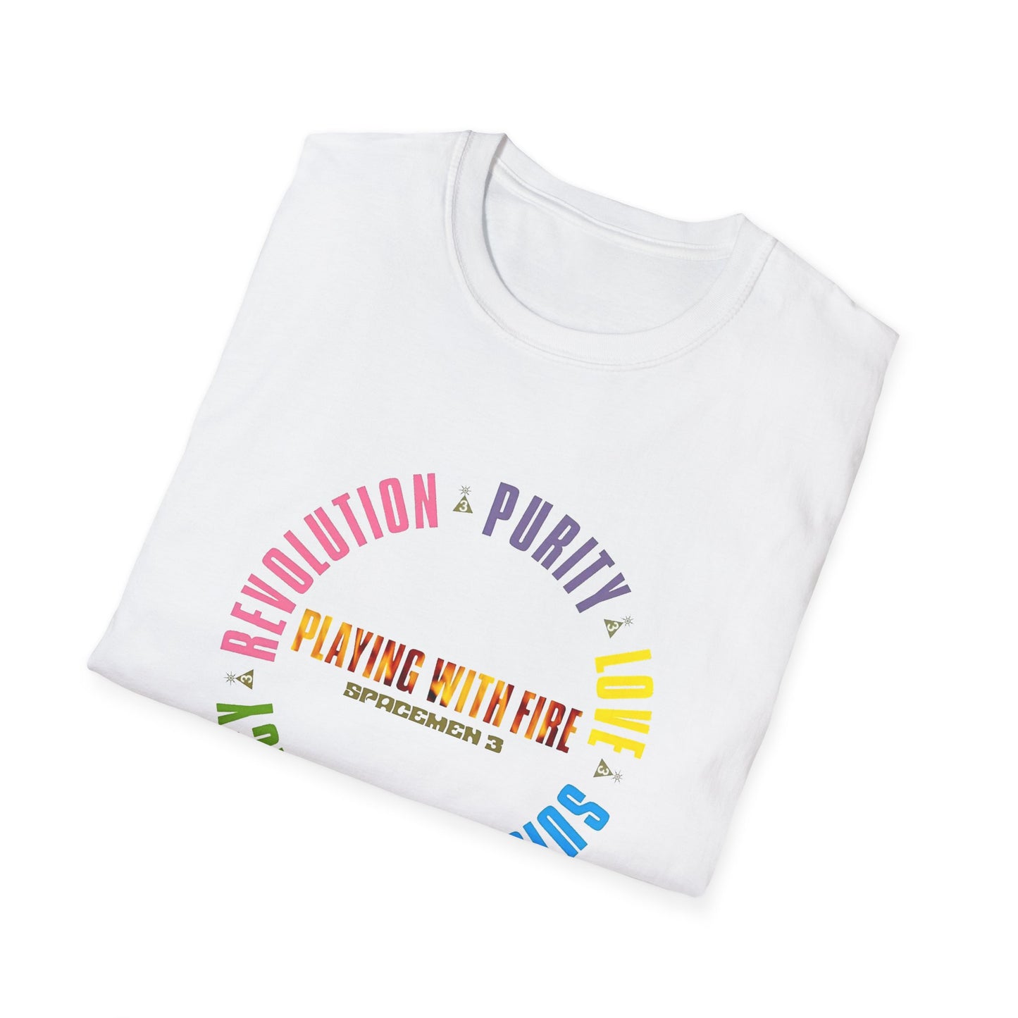 spacemen 3 1989 playing with fire album cover tshirt