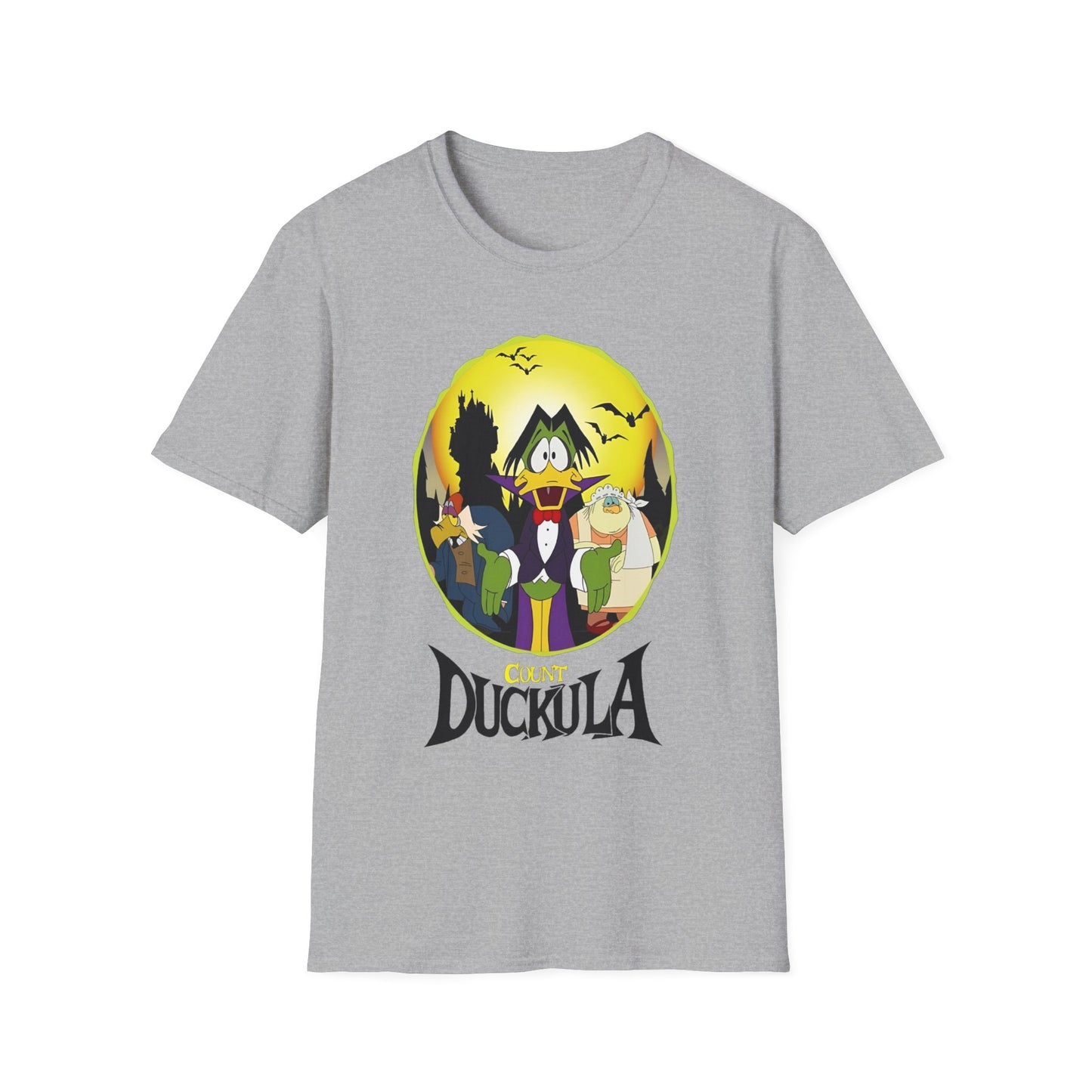 1980s cartoon "count duckula" the vegetarian vampire tshirt