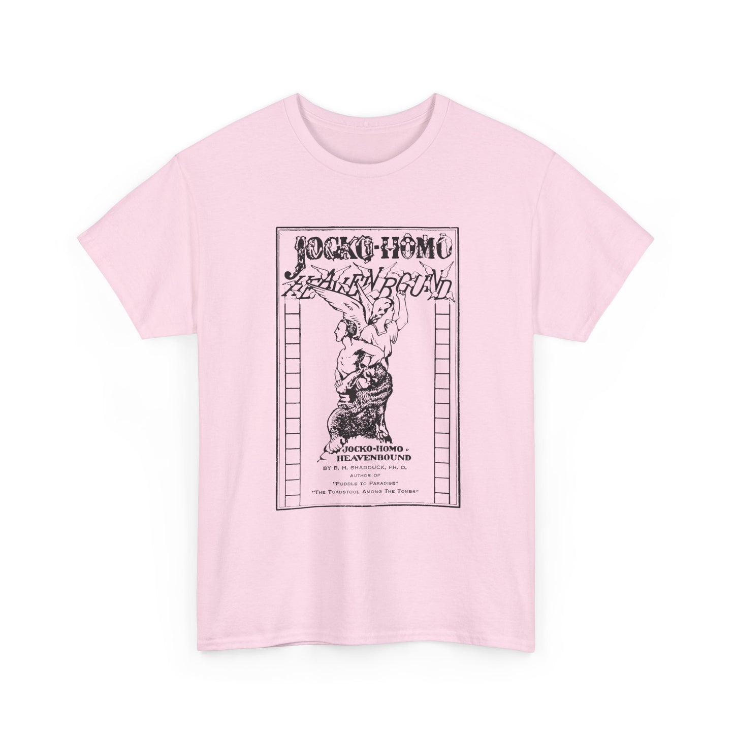 jocko-homo heavenbound b. h. shadduck 1925 religious pamphlet tshirt