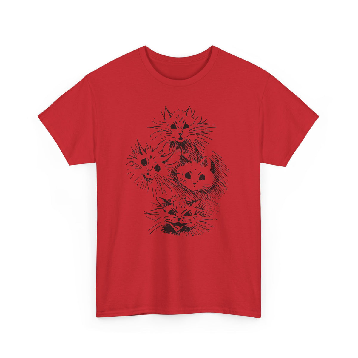louis wain ghost cats sketch edit tshirt