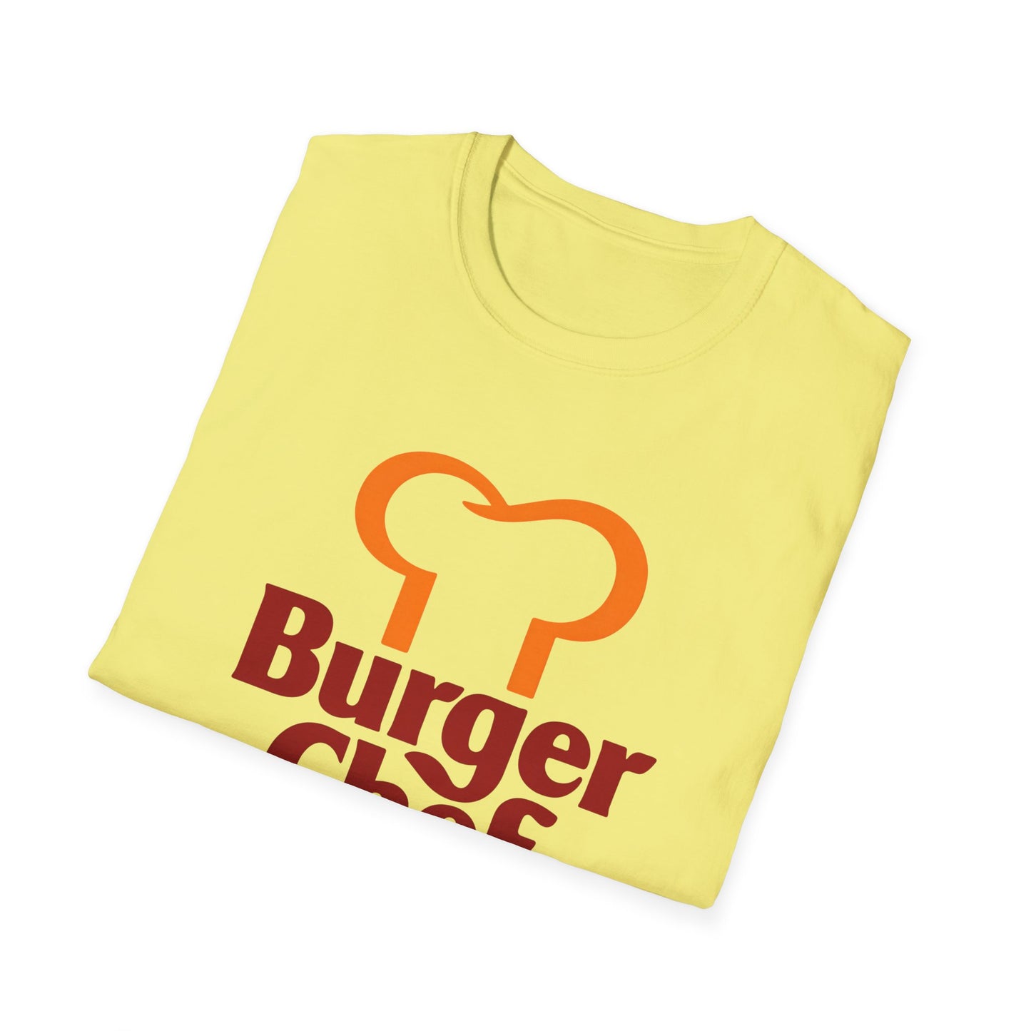 vintage defunct burger chef fast food logo tshirt