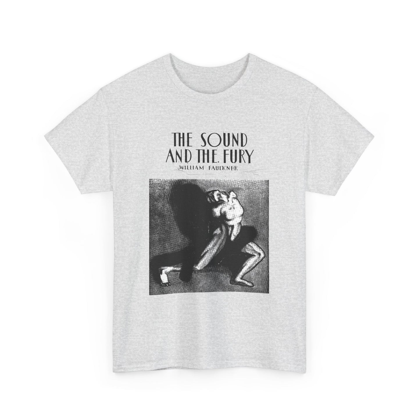 1929 the sound and the fury by william faulkner book cover edit tshirt