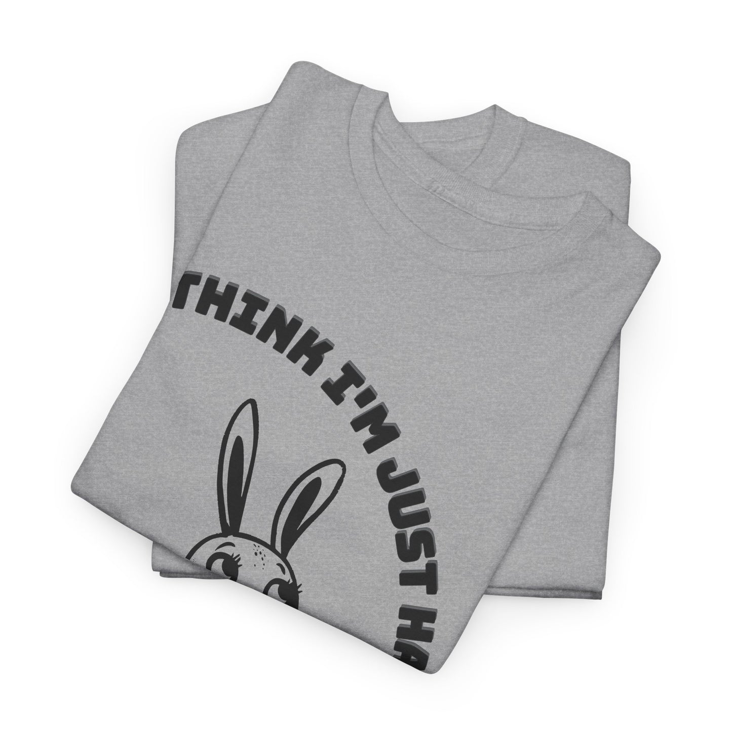 think I'm just happy nirvana song lyrics with bunny tshirt