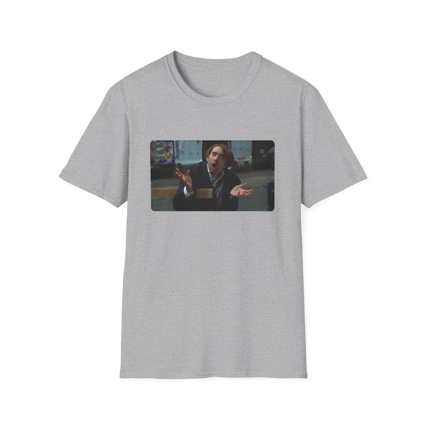 1989 nic cage vampire's kiss movie tshirt