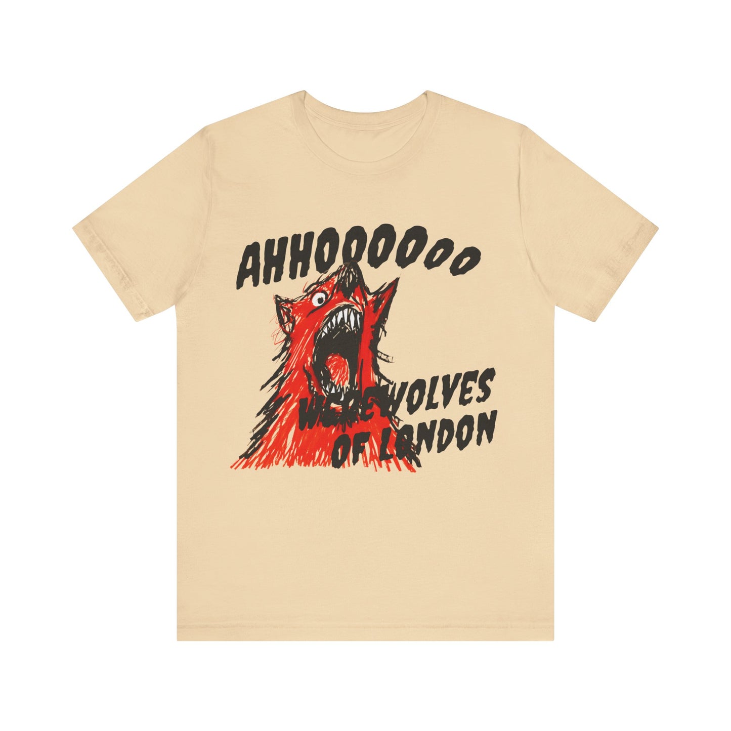 ahoooooo werewolves of london werewolf tshirt