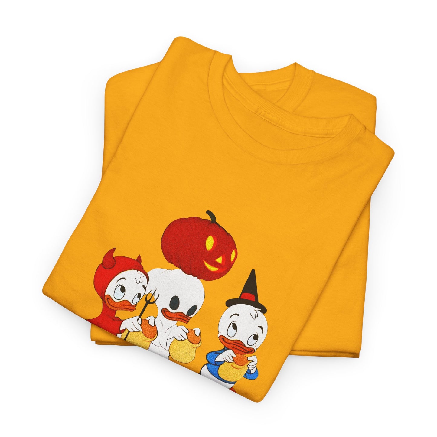 1982 huey dewey and louie halloween cartoon alternate reproduction tshirt