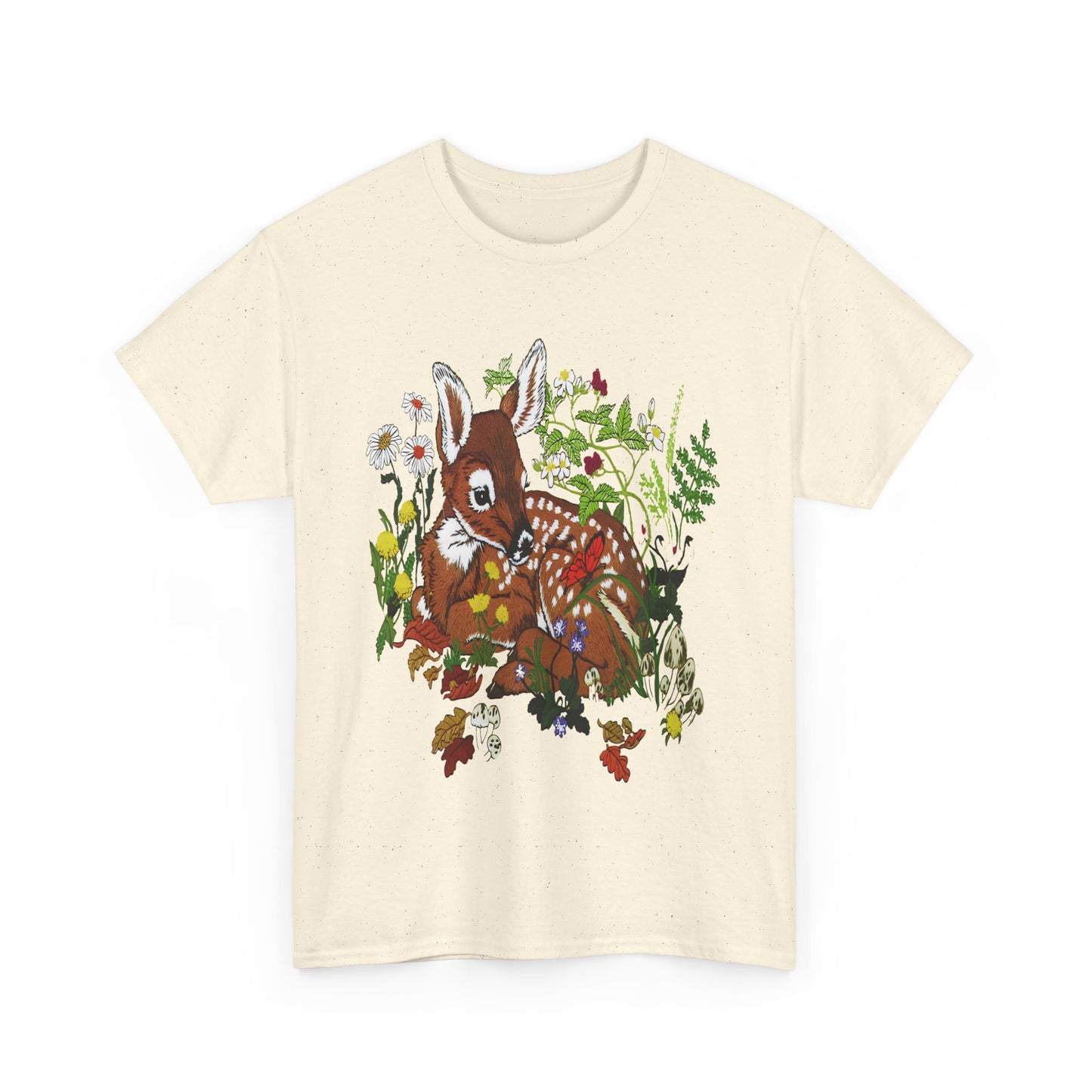 vintage fawn graphic reproduction tshirt