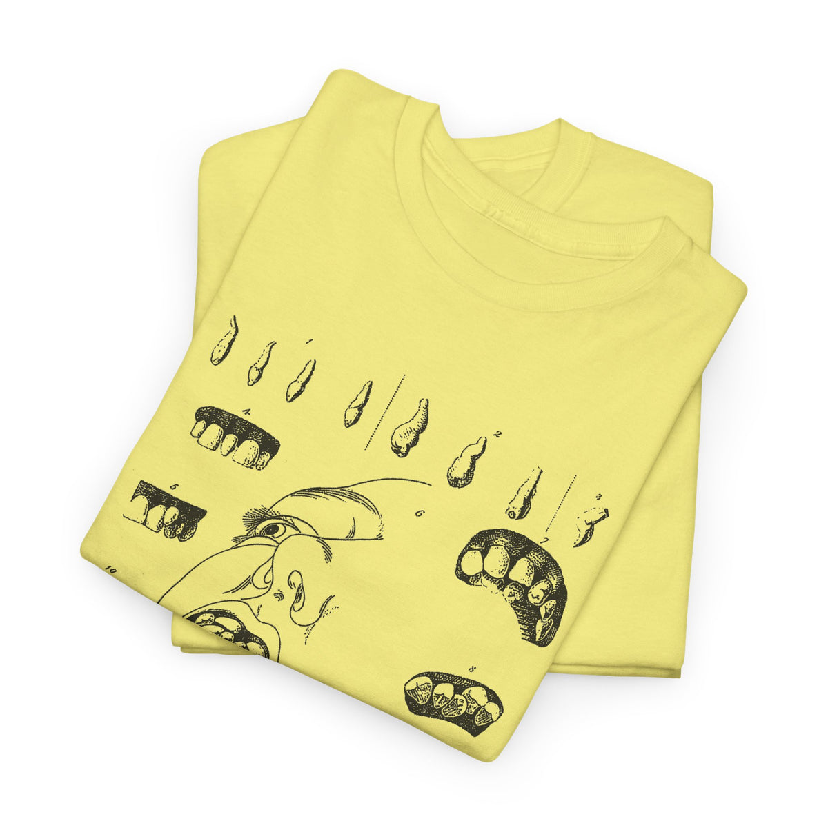 early 1800s disease of the human teeth dentistry illustration tshirt