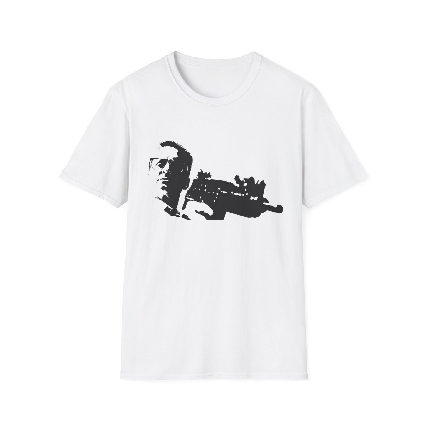 falling down 1993 movie william foster (michael douglas) with a gun stencil tshirt