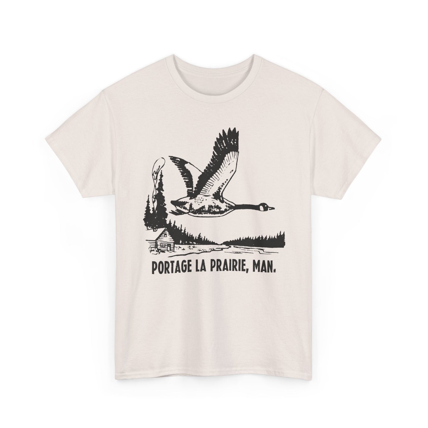 vintage graphic portage la prairie manitoba canada reproduction tshirt