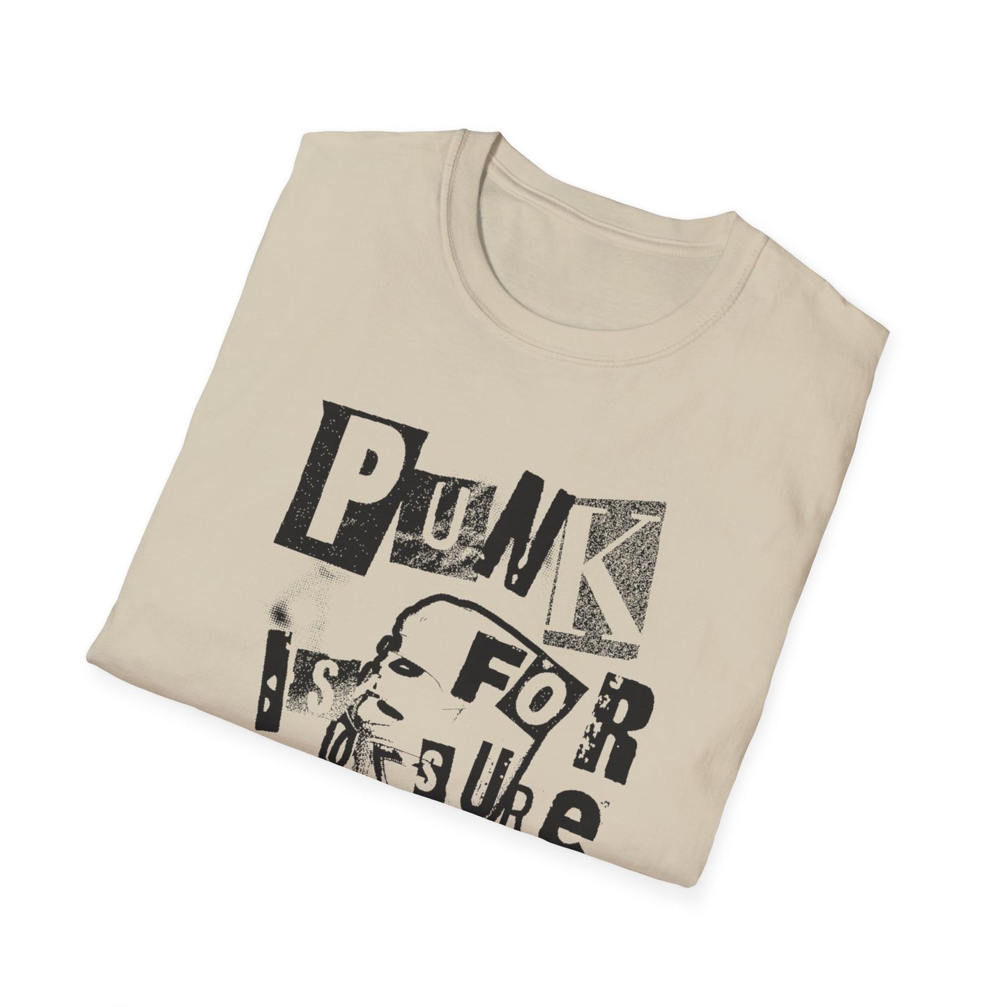 punk is for sure dead spray spaint style tshirt