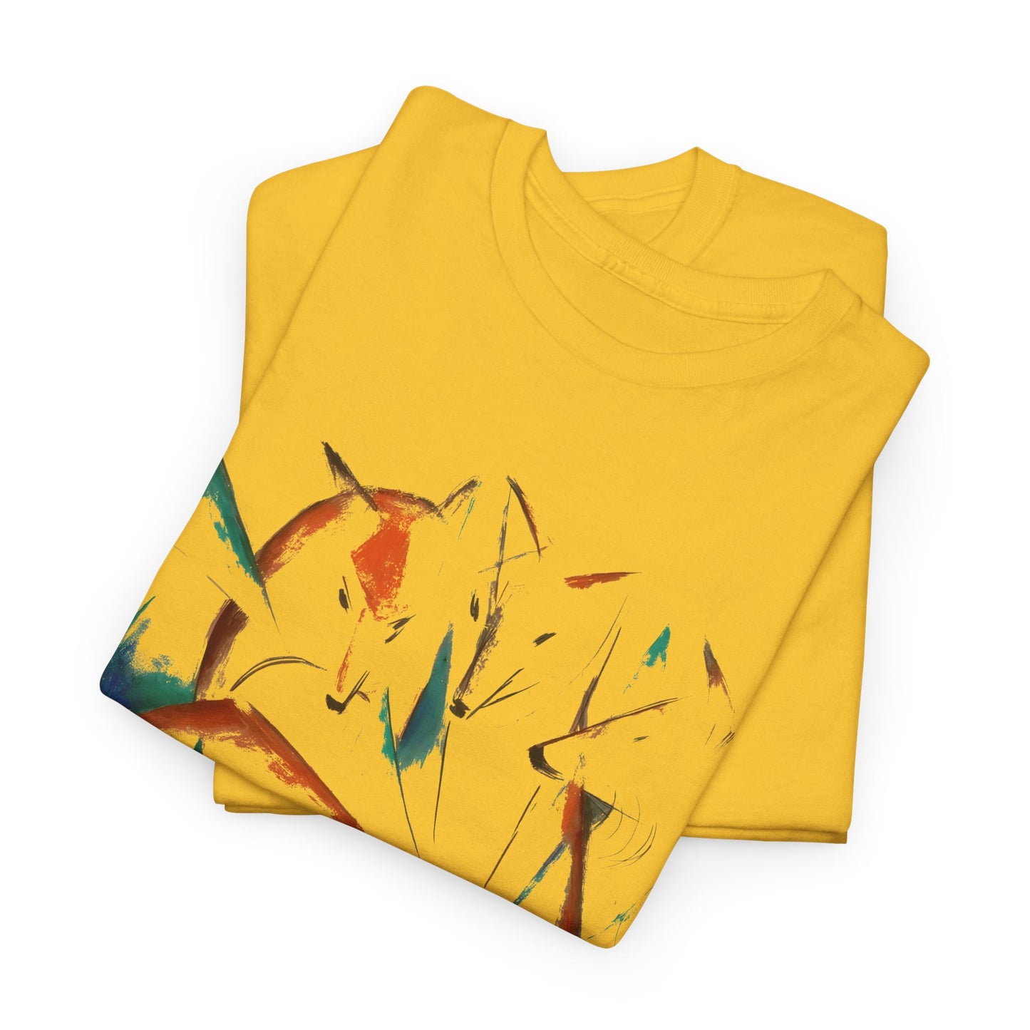 1913 four foxes oil painting by franz marc reproduction tshirt