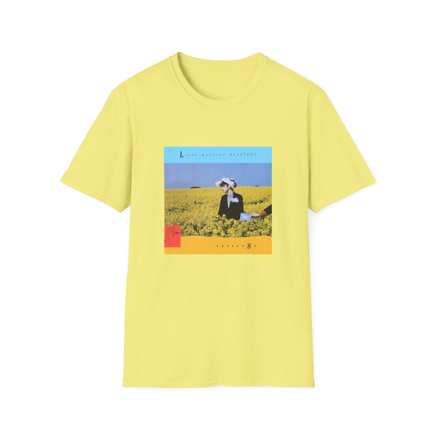 lizzy mercier descloux 1988 suspense album cover tshirt