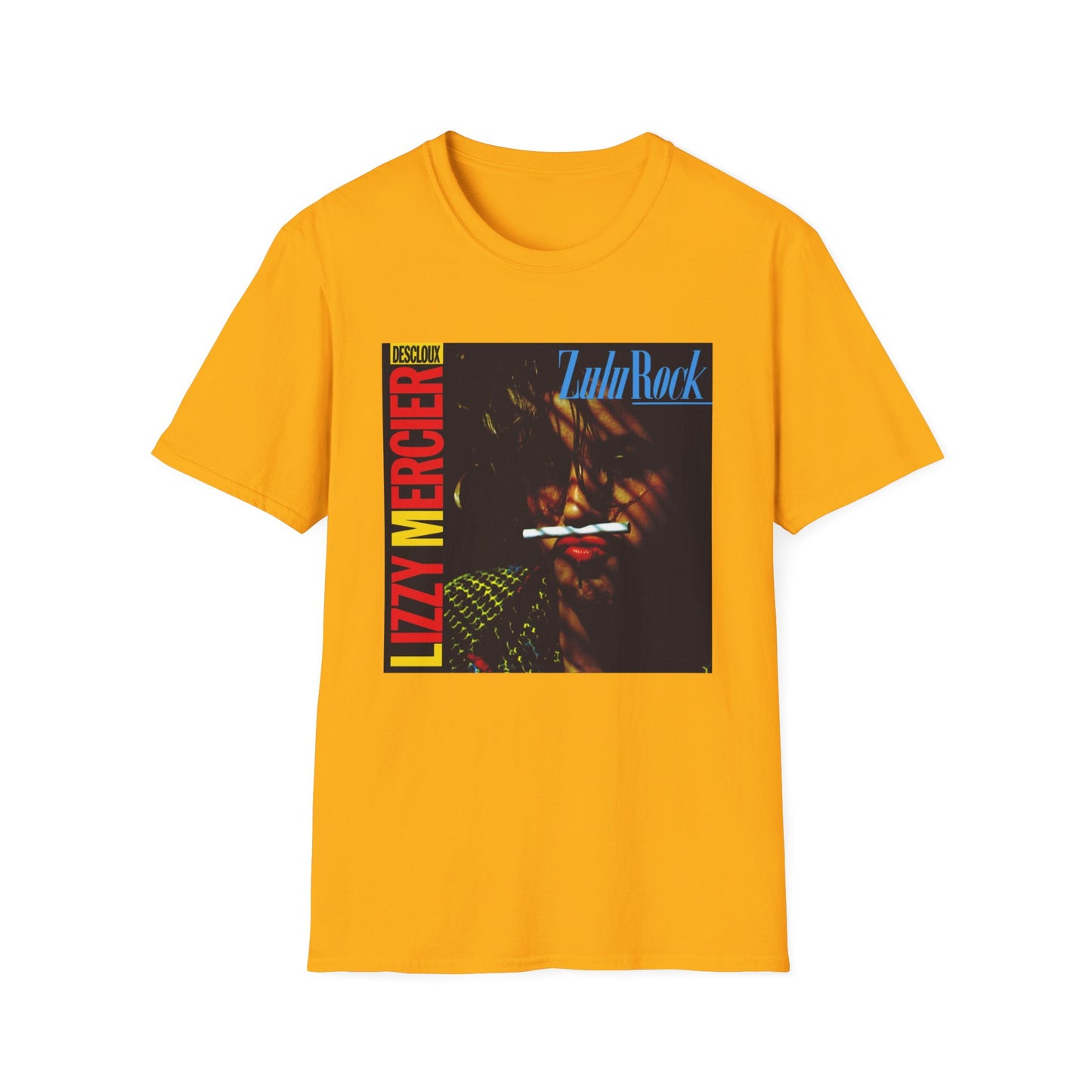 lizzy mercier descloux 1984 zulu rock album cover tshirt