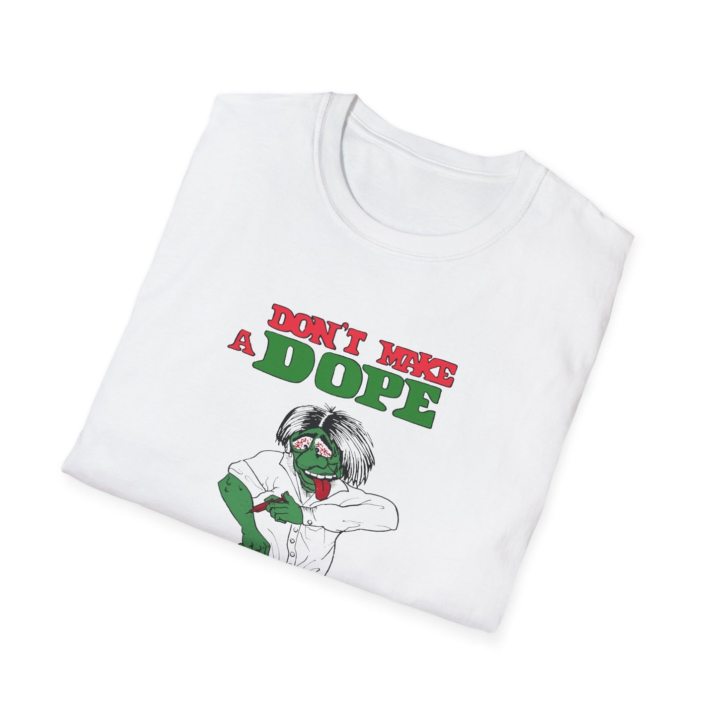 1960s anti drug poster don't make a dope of yourself by smartset smarteen s.o.s tshirt