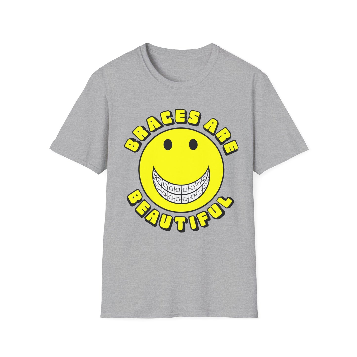 braces are beautiful 1970s tshirt graphic tshirt