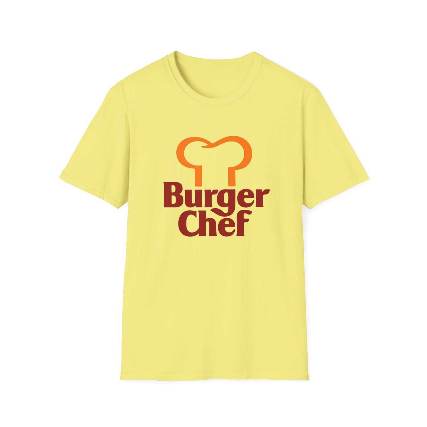 vintage defunct burger chef fast food logo tshirt