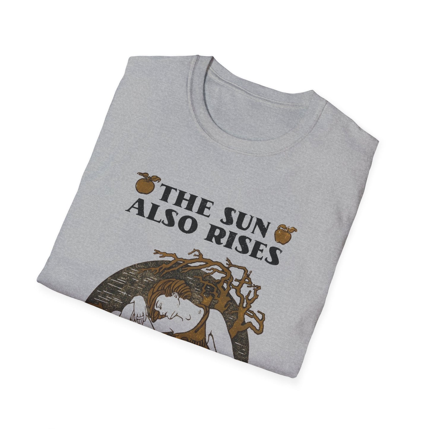 1926 ernest hemingway book cover by cleo damianakes for "the sun also rises" the tshirt