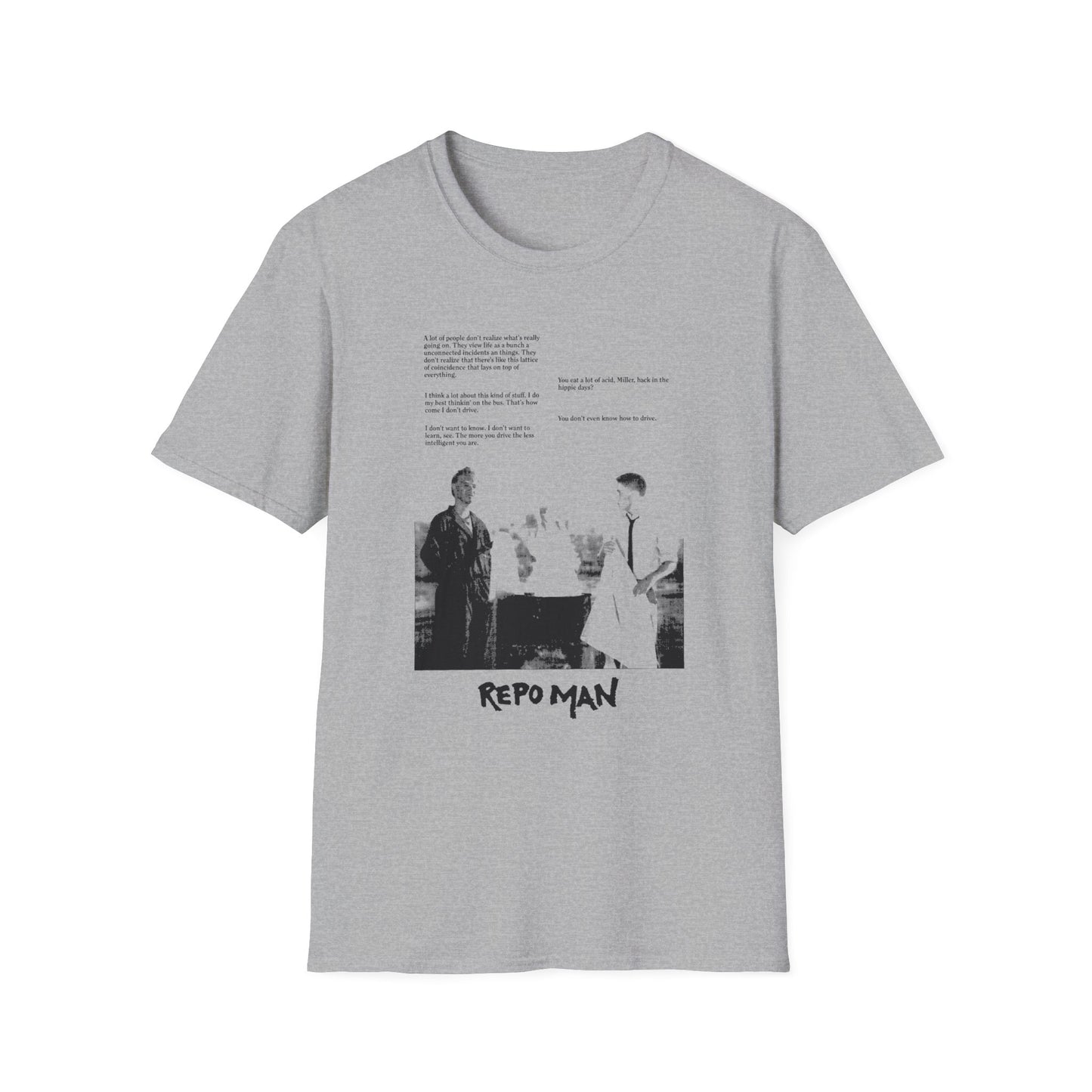 repo man otto and miller movie clip tshirt