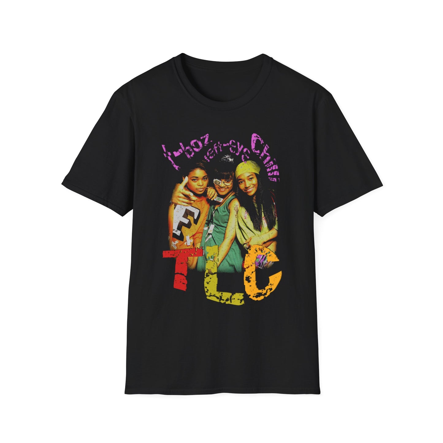 vintage style TLC t-boz left-eye chilli tshirt