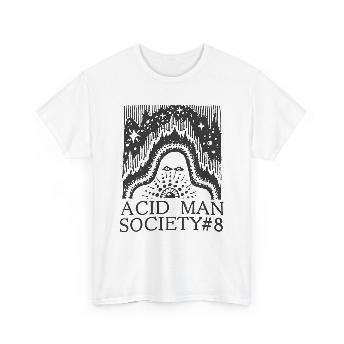 1989 acid man #8 mini comic cover illustration tshirt