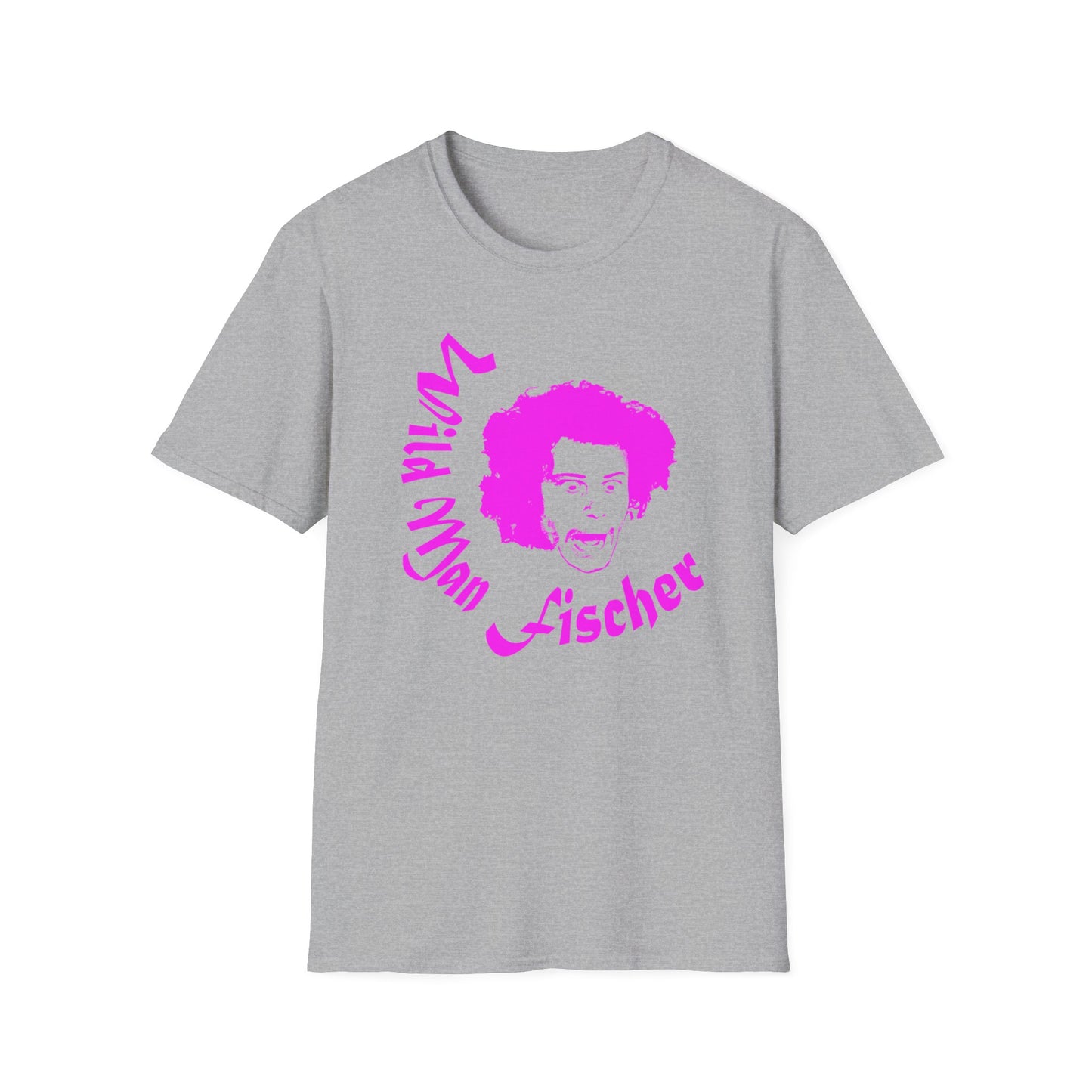 wild man fischer pink stencil tshirt