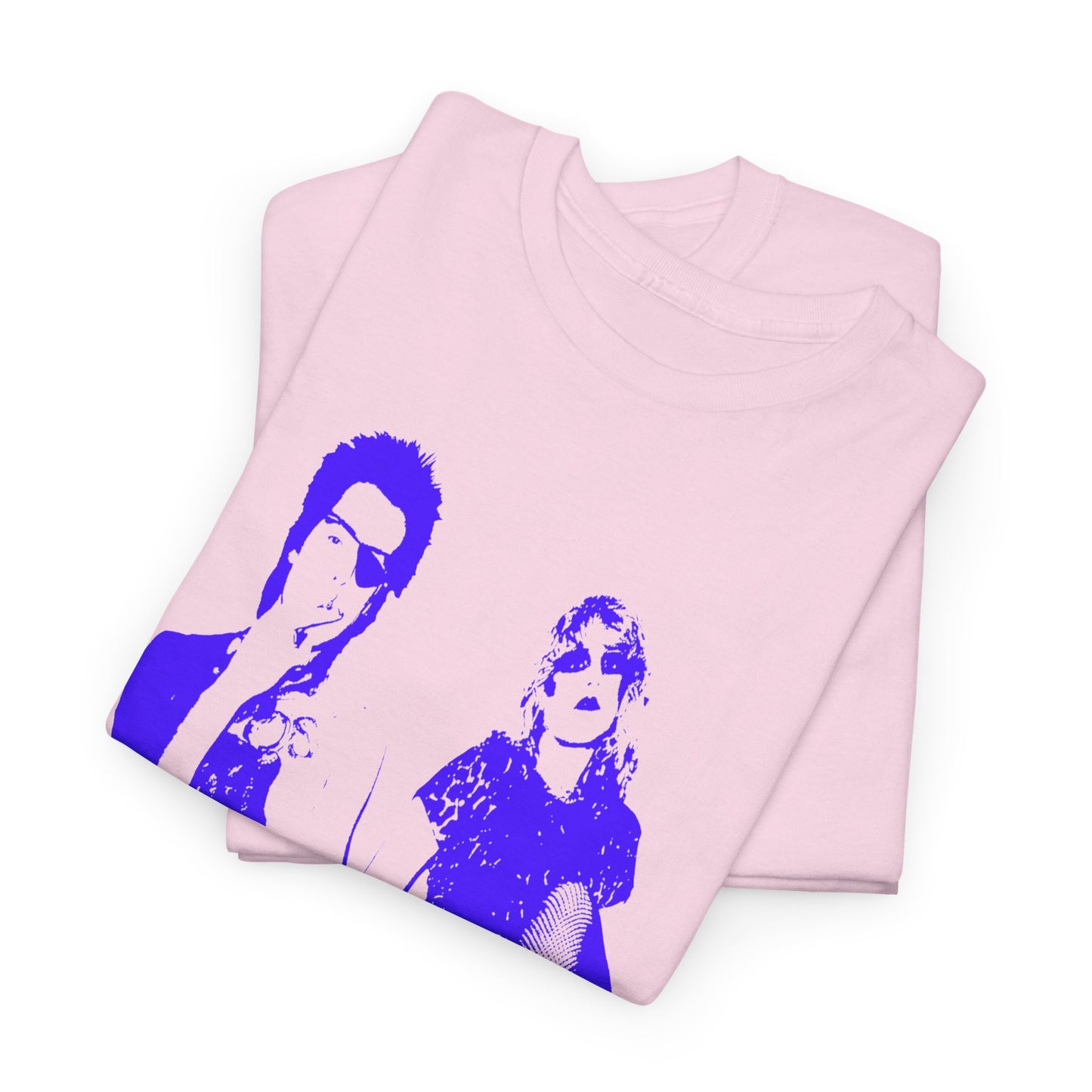the real sid and nancy purple/blue stencil fan art tshirt