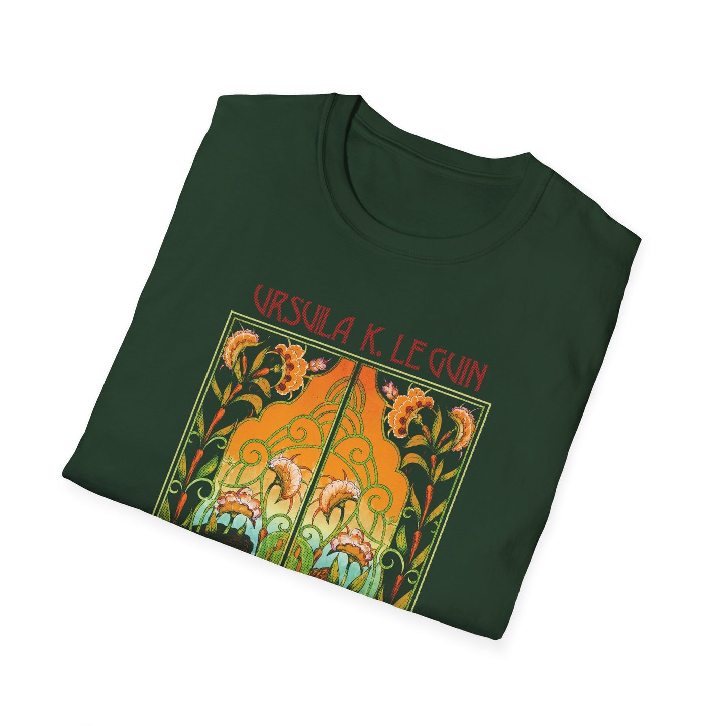 1980 science fiction book the beginning place ursula k le guin book cover tshirt