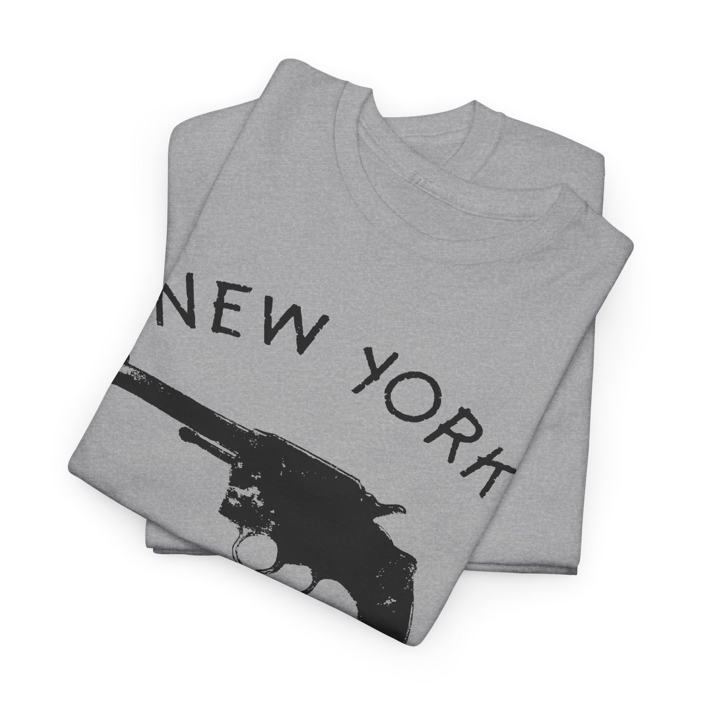 vintage 90s new york it ain't kansas with pistol reproduction tshirt