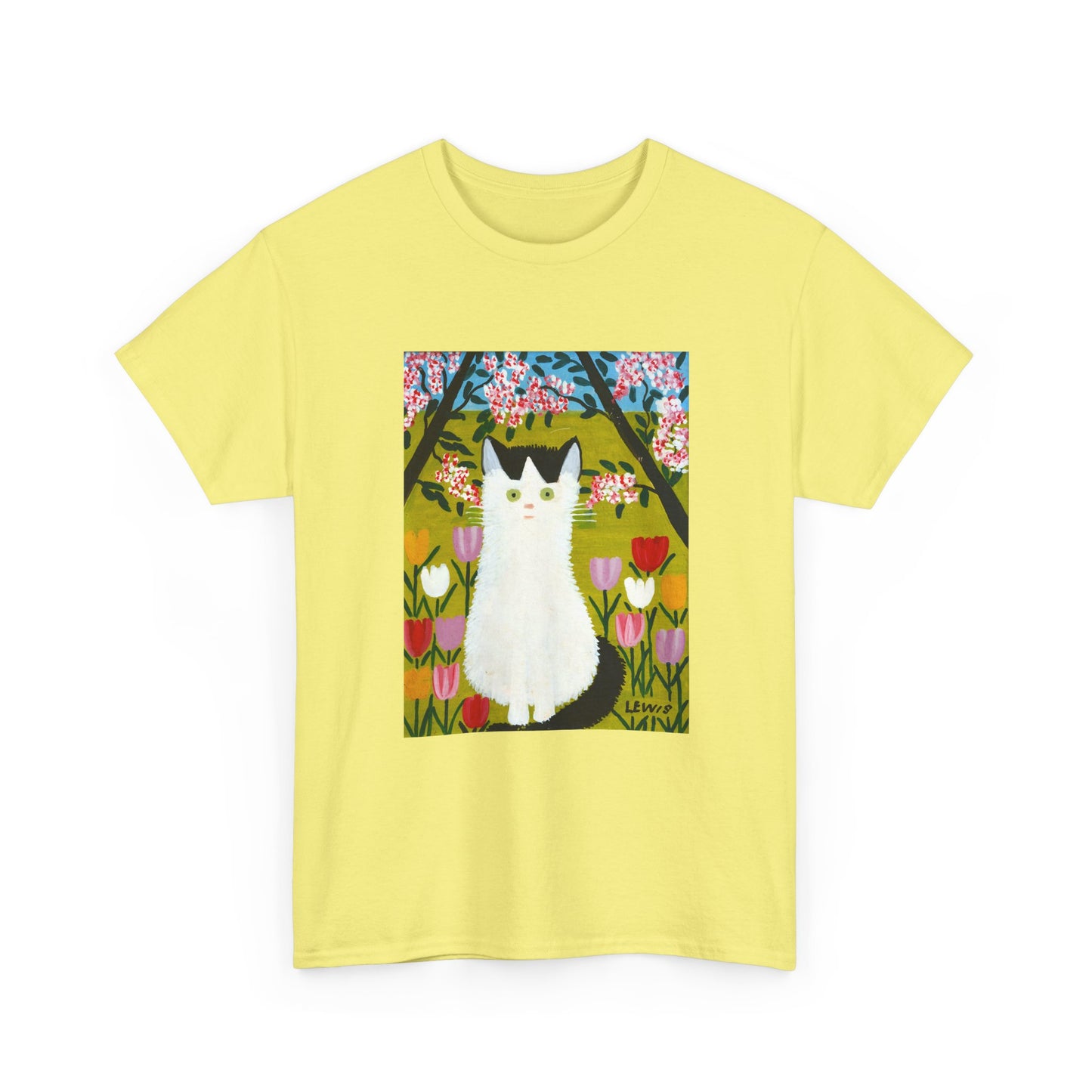 maud lewis nova scotia canadian folk artist white and black cat 2 tshirt