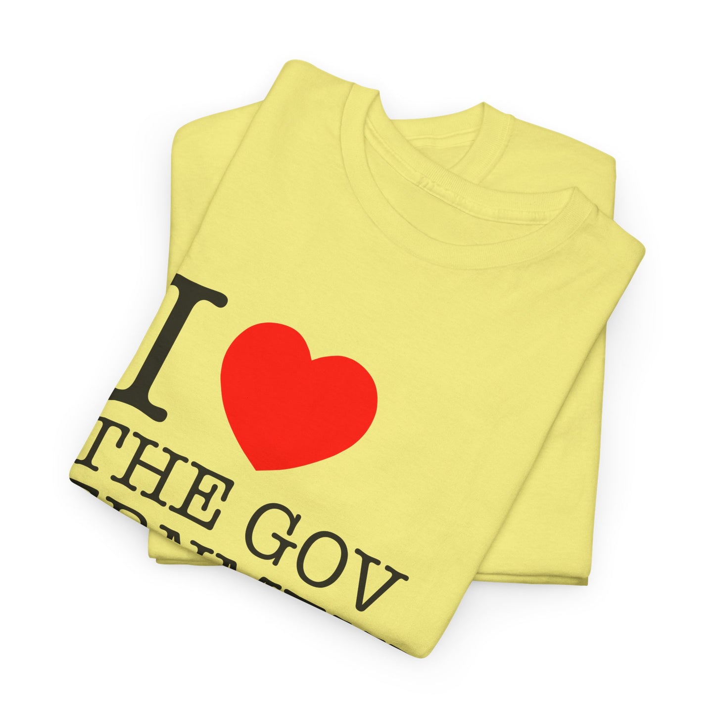 i heart the government tshirt