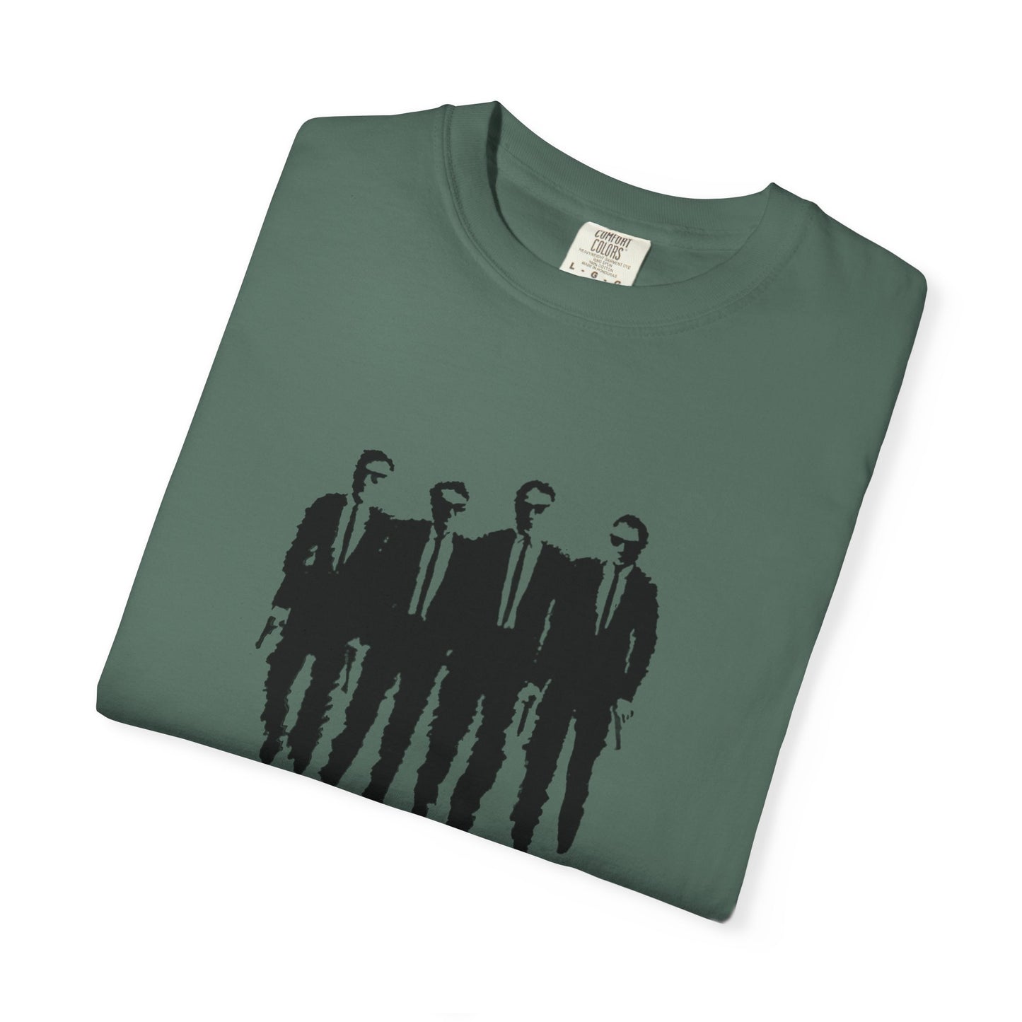 reservoir dogs vhs cover graphic tshirt on comfort colors