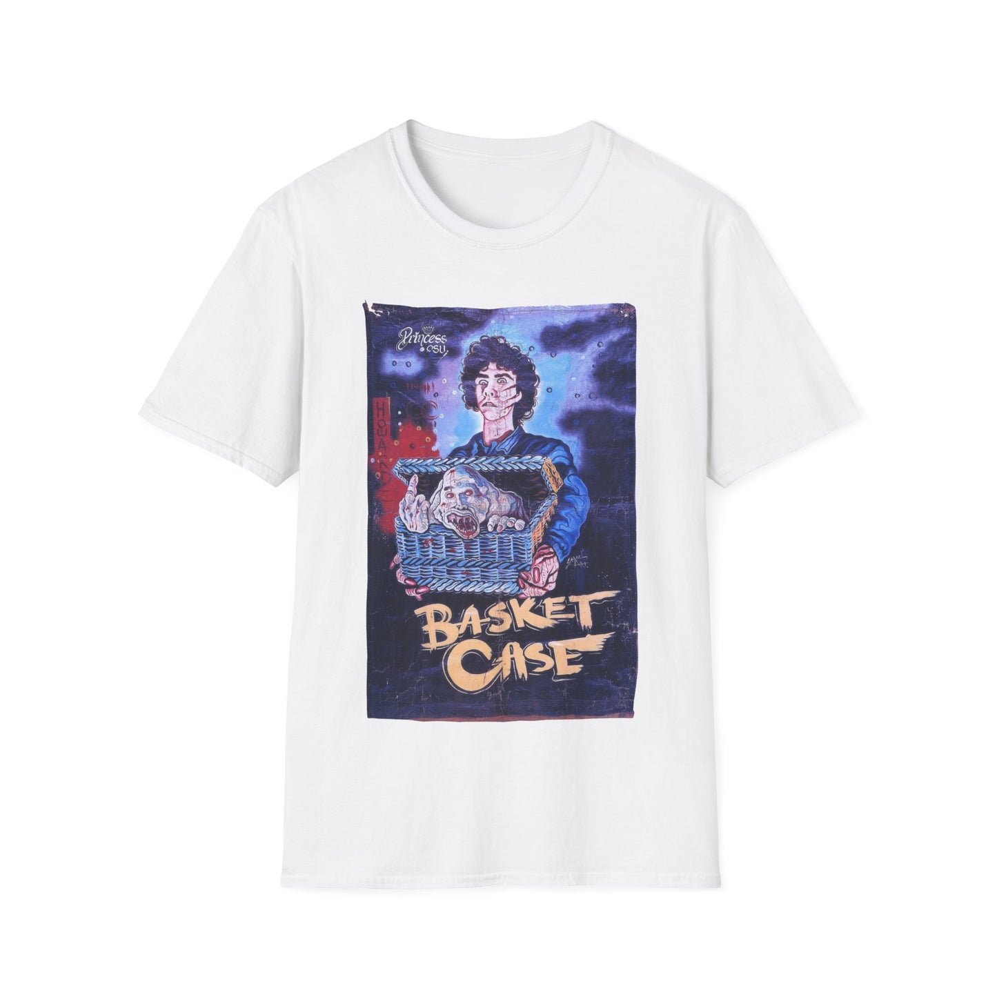 ghanaian basket case 1982 by frank henenlotter movie poster tshirt