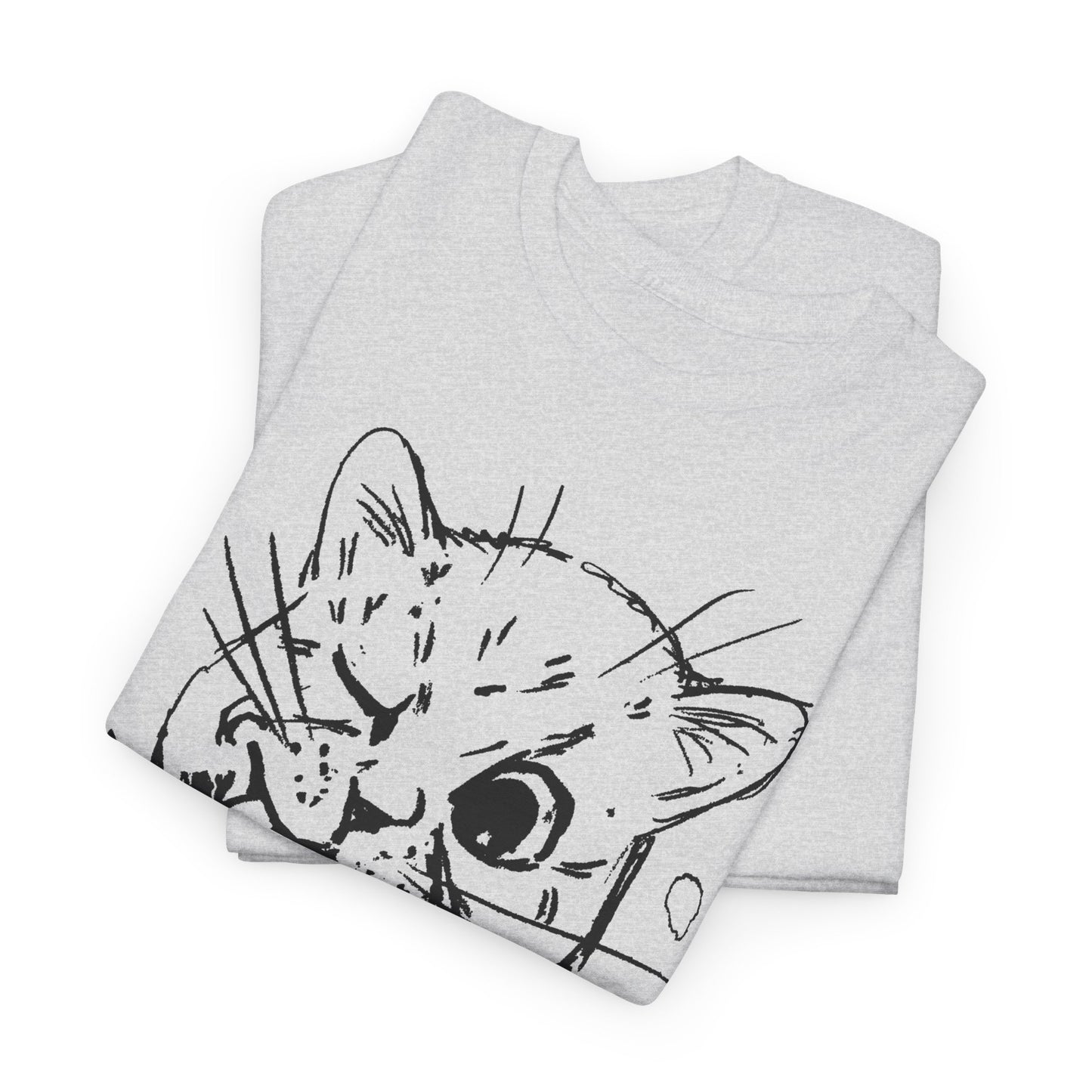 rare louis wain cat sketch custom edit tshirt