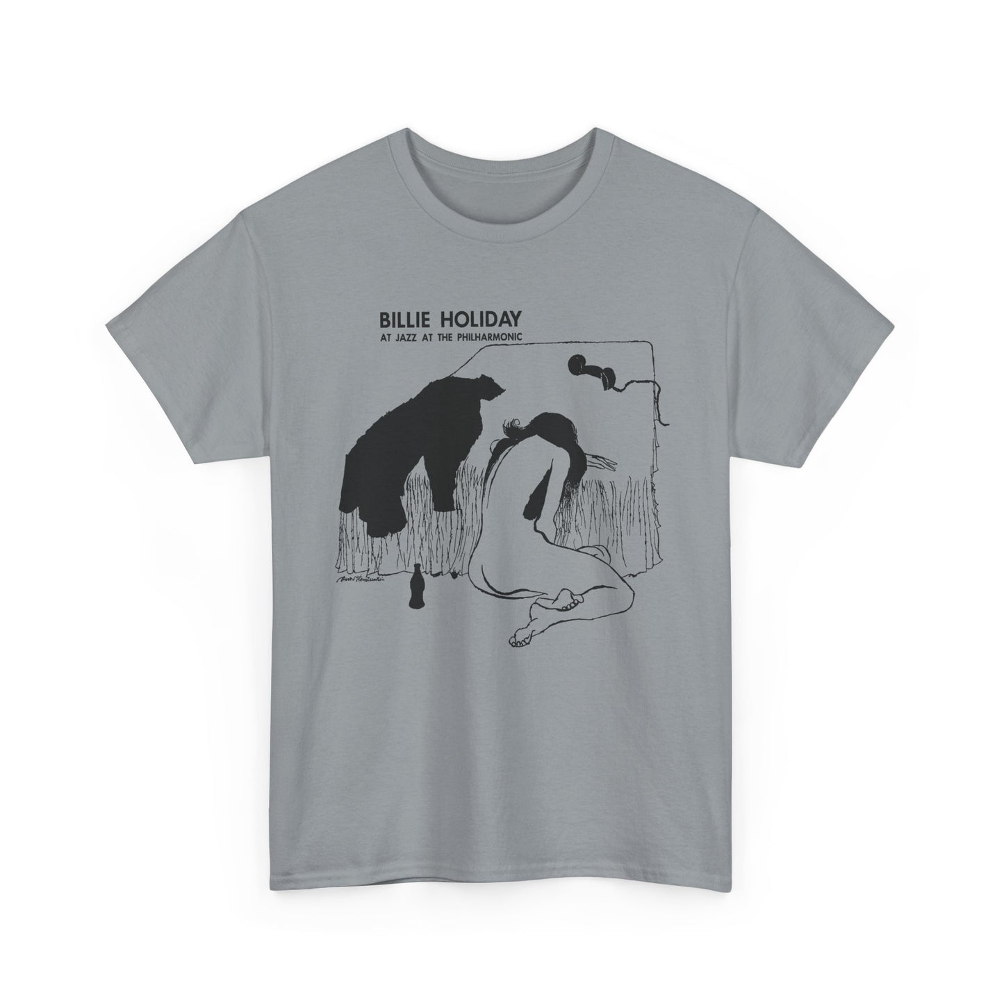 1954 billie holiday at jazz at the philharmonic slightly stretched graphic tshirt