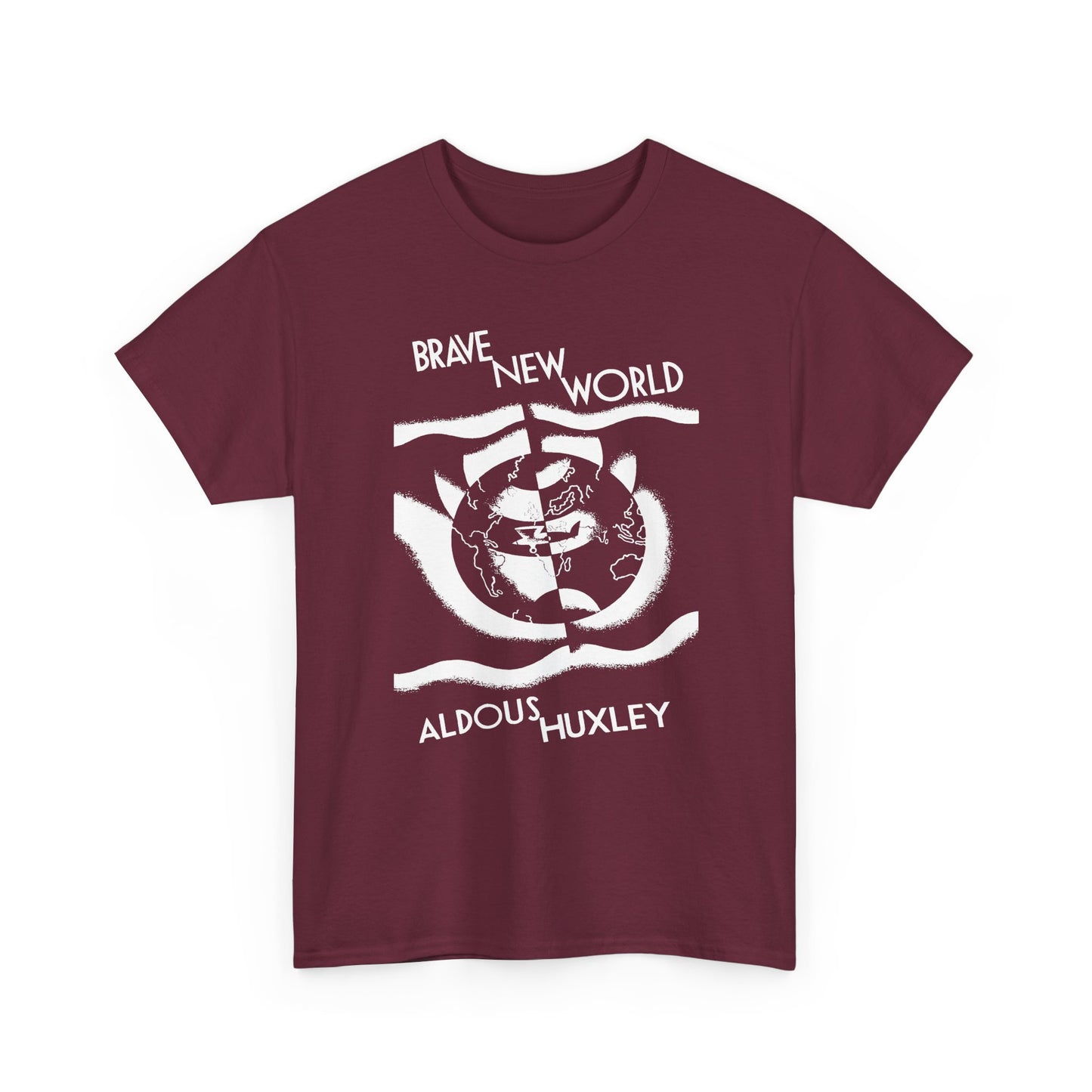 brave new world aldous huxley book cover jacket tshirt