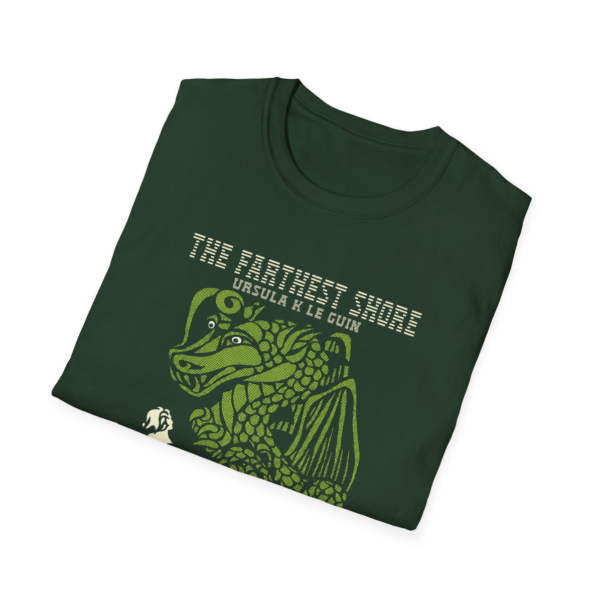 1972 fantasy the farthest shore ursula k le guin book cover tshirt