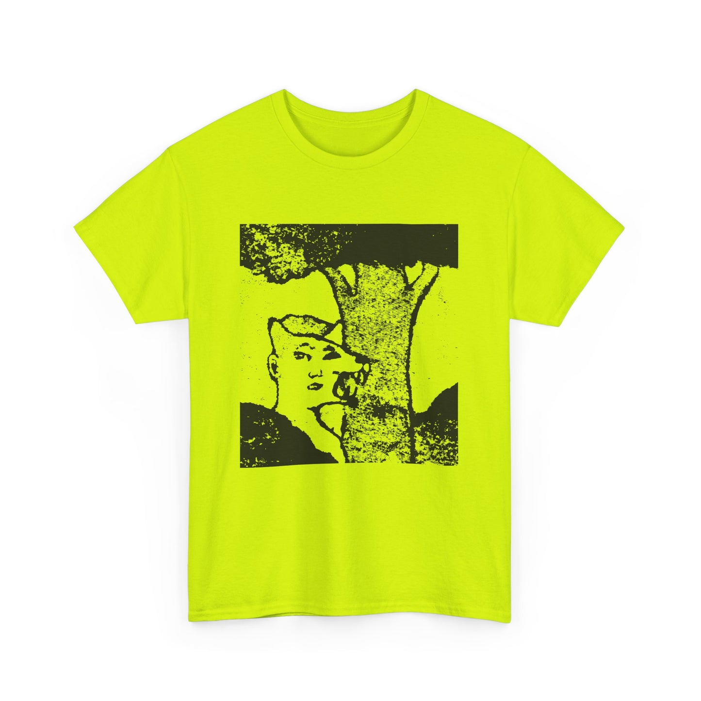 mid twentieth century the boy and the dog illusion artwork reproduction tshirt