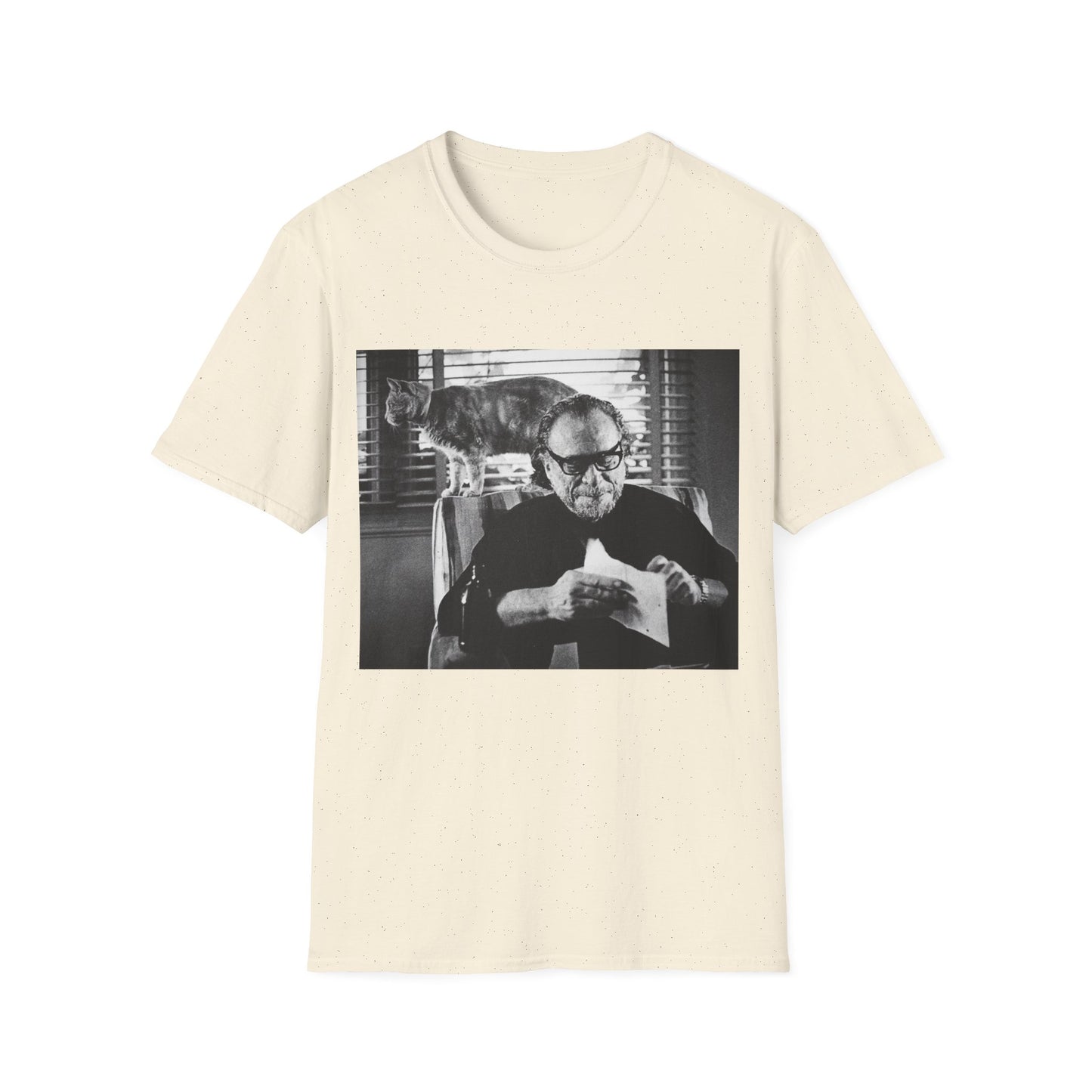 bukowski and butch the cat tshirt
