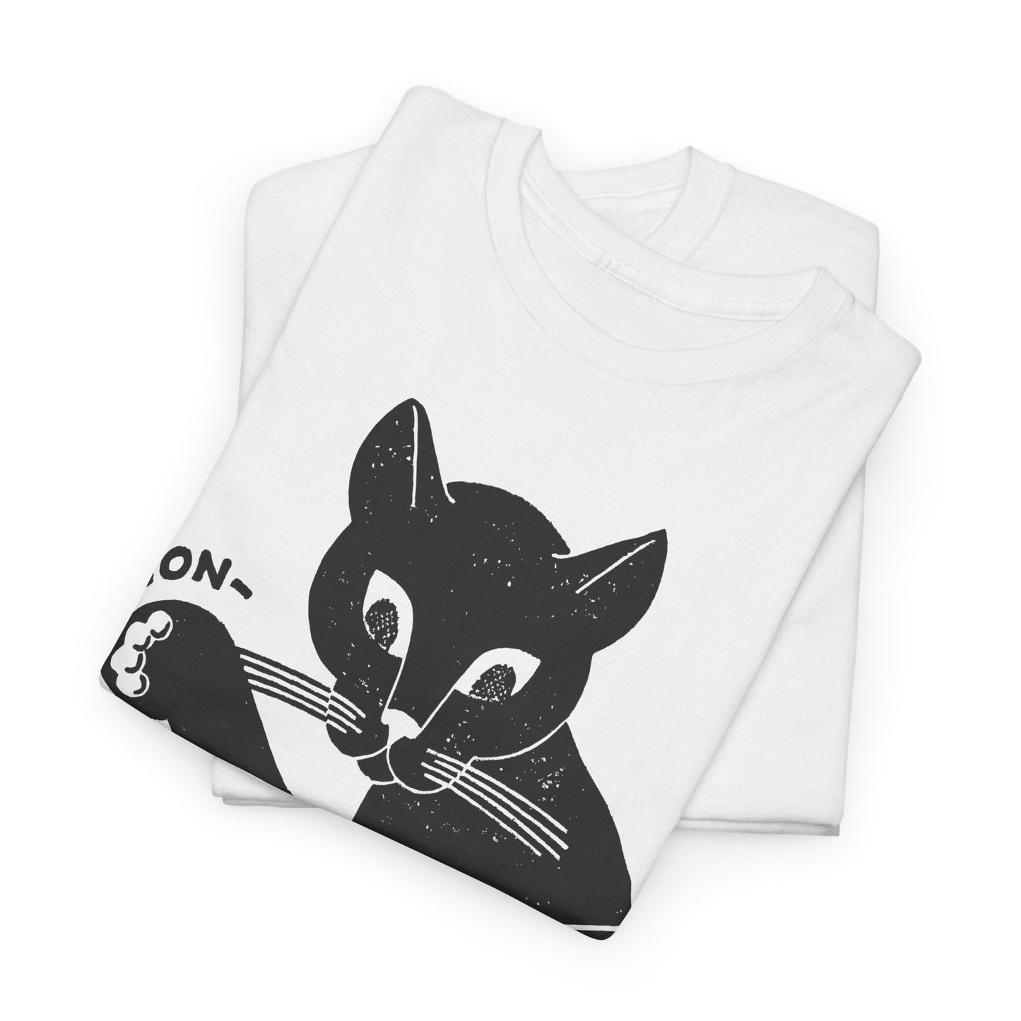 1940s cat's paw rubber heels and soles shoe company logo reproduction tshirt